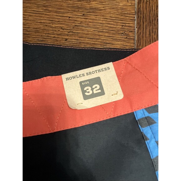 Howler Brothers Men’s Size 32 Ensueno Boardshorts Warped Checkers NWT - Picture 2 of 4